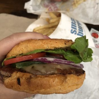 Smashburger - Spicy Baja guacamole turkey burger - Burgers Near Me - Sacramento, California Smashburger - Spicy Baja guacamole turkey burger - Burgers Near Me - Sacramento, California