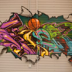 The Gym - Graffiti art at the basketball court