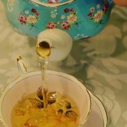 Bloom Bakery - Ojai - Tea Party tea cup and pot provided by Bloom Bakery