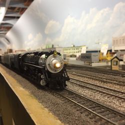 Carquinez Model Railroad Society - Union Pacific 2-10-2 on Oakland siding.