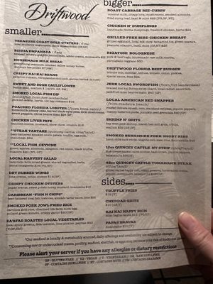 Menu photo 2 Driftwood Boynton Beach, FL Menu photo 2 Driftwood Boynton Beach, FL
