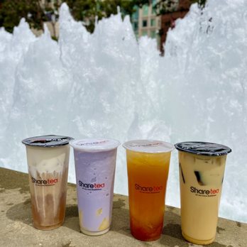 Sharetea - Oolong with Crema, Taro Ice Blended with Pudding, Hawaii Fruit Tea with Aiyu Jelly, Mango Green Milk Tea - Coffee & Tea Near Me - San Francisco, California Sharetea - Oolong with Crema, Taro Ice Blended with Pudding, Hawaii Fruit Tea with Aiyu Jelly, Mango Green Milk Tea - Coffee & Tea Near Me - San Francisco, California