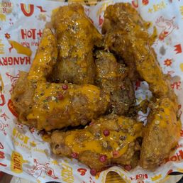Honey garlic wings