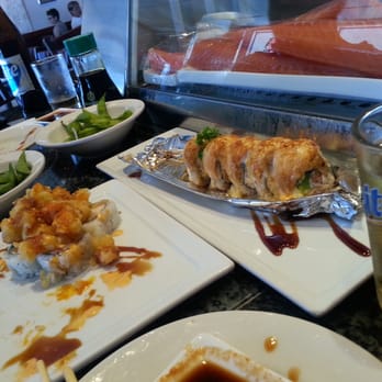 Sushi Kara - Baked Salmon and Half eating spicey Lobster...yuuuuummmmm!!! - Asian Fusion Near Me - Long Beach, California Sushi Kara - Baked Salmon and Half eating spicey Lobster...yuuuuummmmm!!! - Asian Fusion Near Me - Long Beach, California