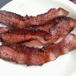 1 Egg & 4 Strips of Pepper Bacon 1 Egg & 4 Strips of Pepper Bacon