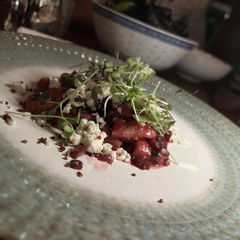 Ella's Fine Food & Drink - Beet gnocchi - French Near Me - Westerly, Rhode Island Ella's Fine Food & Drink - Beet gnocchi - French Near Me - Westerly, Rhode Island