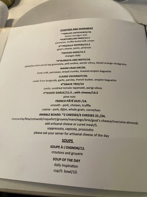 Menu photo 6 Parigi Restaurant Dallas, TX