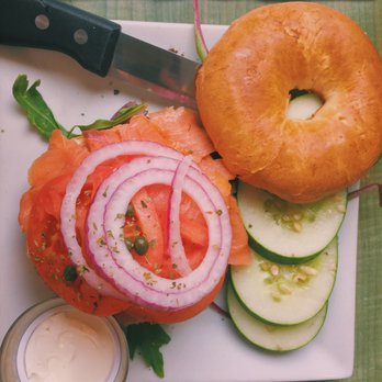 George's Place - Bagel with lox and cream cheese :) - Breakfast & Brunch Near Me - Cape May, New Jersey