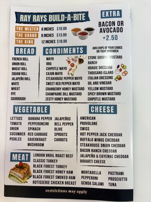 Menu photo 5 Mr. Ray Rays Gourmet Sandwiches El Cajon, CA Menu photo 5 Mr. Ray Rays Gourmet Sandwiches El Cajon, CA