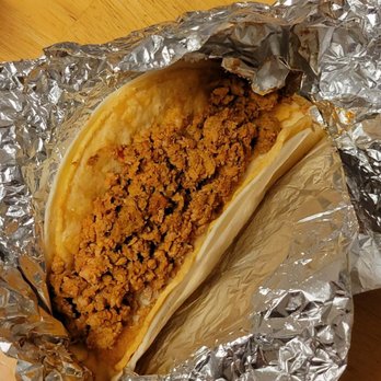 Condado Tacos - Beef taco? Once again, the menu tacos had other ingredients on them. This doesn't look like it has anything but beef. - Tacos Near Me - Pittsburgh, Pennsylvania Condado Tacos - Beef taco? Once again, the menu tacos had other ingredients on them. This doesn't look like it has anything but beef. - Tacos Near Me - Pittsburgh, Pennsylvania