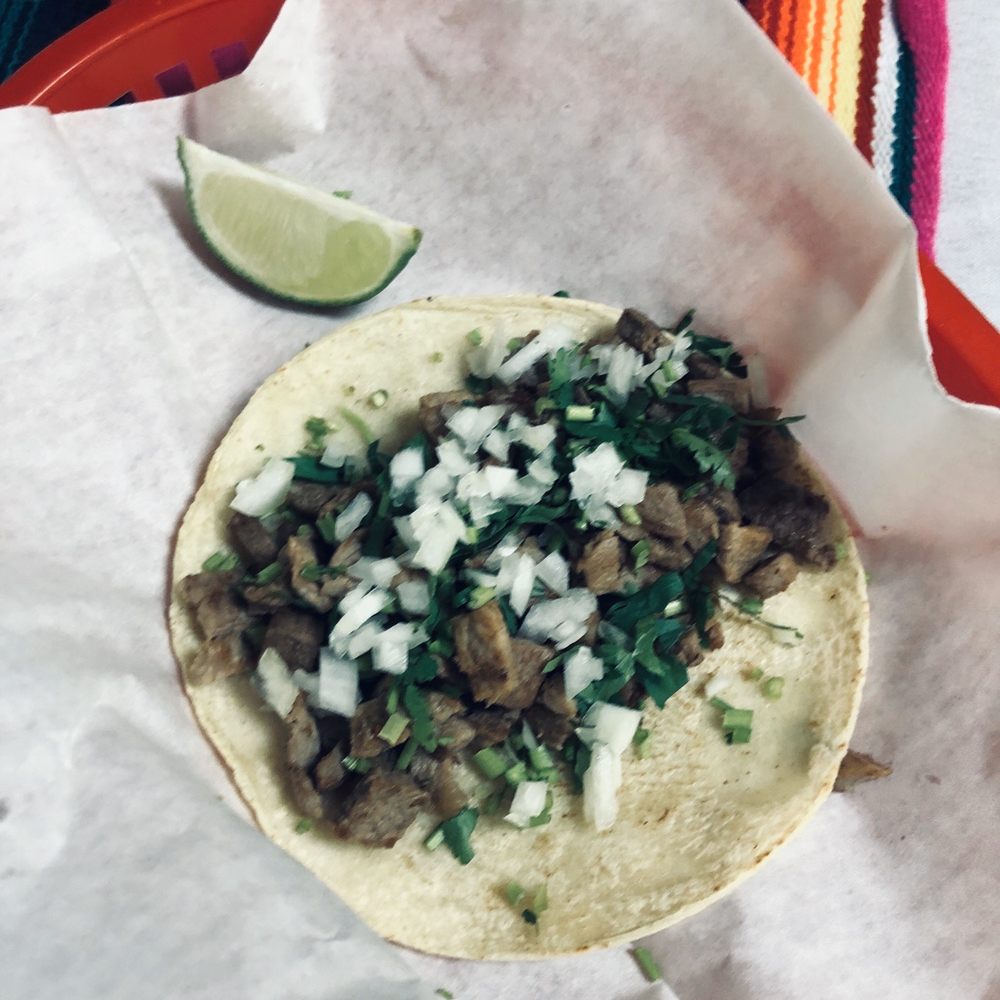 Taco de carne asada