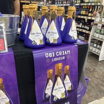 Don Quijote - This weekend they were featuring an Ube flavored liquor. - International Grocery Near Me - Honolulu, Hawaii