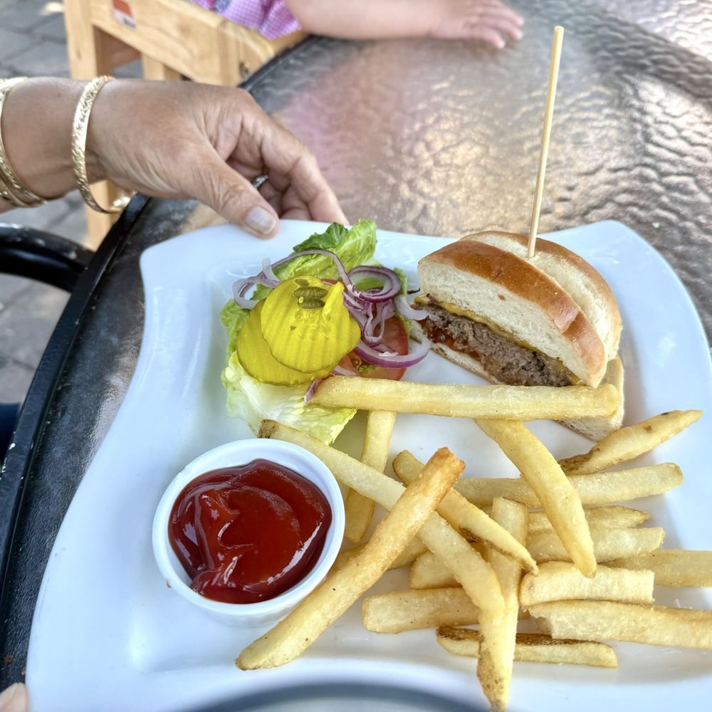 Anthony's At The Old Mill District - 1/2 order hamburger & fries - Seafood Near Me - Bend, Oregon Anthony's At The Old Mill District - 1/2 order hamburger & fries - Seafood Near Me - Bend, Oregon