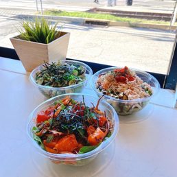 Double Dragon Poke w/ Lettuce, Crab Meat w/ Kale Noodles, Tofu Avocado w/ Kale Noodles Double Dragon Poke w/ Lettuce, Crab Meat w/ Kale Noodles, Tofu Avocado w/ Kale Noodles