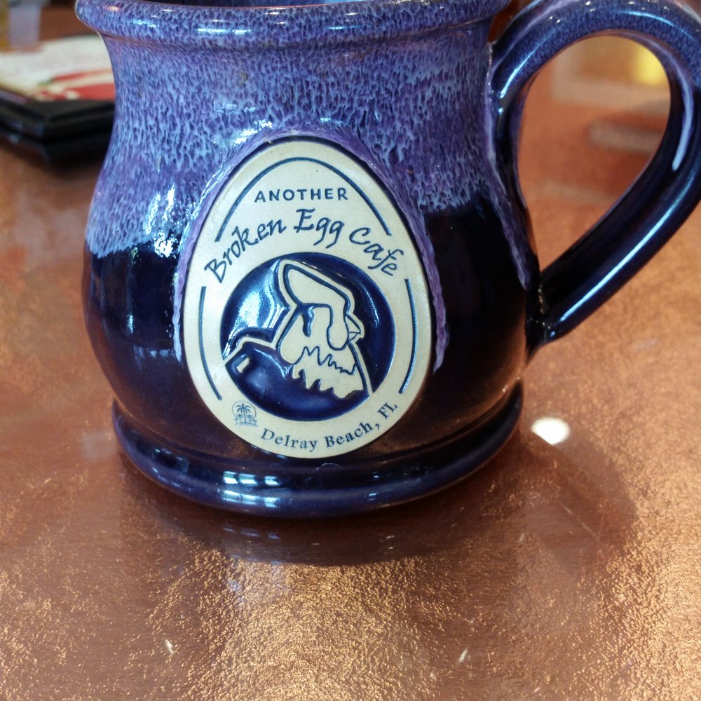 Another Broken Egg Cafe - Such cute coffee mugs!! - Breakfast & Brunch Near Me - Delray Beach, Florida