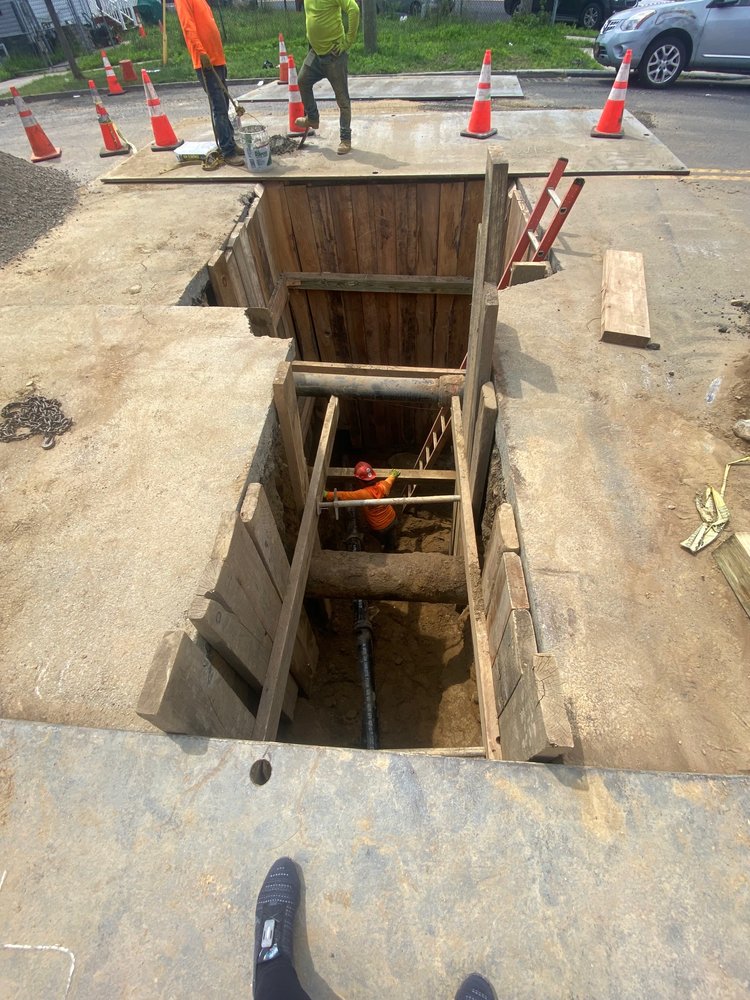 Slide of Empire Water Main & Sewer