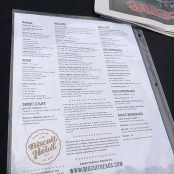Biscuit Head - Menu - Bakeries Near Me - Asheville, North Carolina