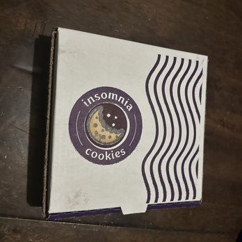 Insomnia Cookies - Super 6  (logo branding on box) - Desserts Near Me - Cambridge, Massachusetts