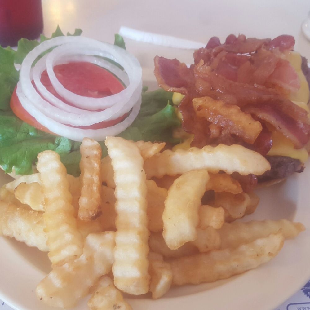 C and B Diner - Bacon cheese burger w/ fries! - Diners Near Me - Chesapeake, Virginia C and B Diner - Bacon cheese burger w/ fries! - Diners Near Me - Chesapeake, Virginia