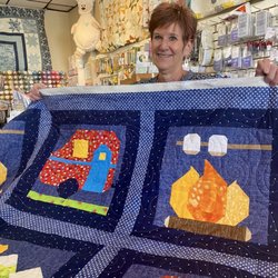 Quilter's Haven - Thanks Cathy (one of the owners) I am in love with the finished product!!