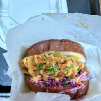 Egg Flip - Korean Chicken breakfast sandwich - Breakfast & Brunch Near Me - Atlanta, Georgia Egg Flip - Korean Chicken breakfast sandwich - Breakfast & Brunch Near Me - Atlanta, Georgia