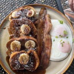French Toast + Bacon & Fried Eggs French Toast + Bacon & Fried Eggs