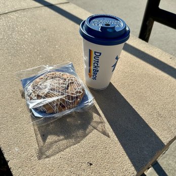 Dutch Bros Coffee - Latte and Chocolate Chip Muffin Top (Jan 2026). - Juice Bars & Smoothies Near Me - Morrisville, North Carolina
