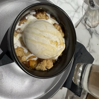 LJ's Lounge - Peach Cobbler - Comfort Food Near Me - Costa Mesa, California LJ's Lounge - Peach Cobbler - Comfort Food Near Me - Costa Mesa, California