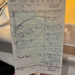 This is the receipt we were handed which we asked to be explained. This is the receipt we were handed which we asked to be explained.