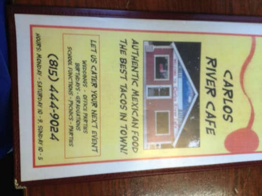 Menu photo 6 Carlos River Cafe Crystal Lake, IL
