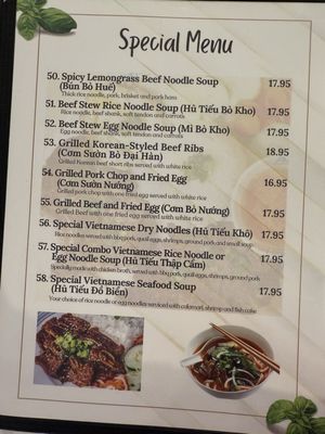 Menu photo 2 Pho Town Prince Frederick, MD