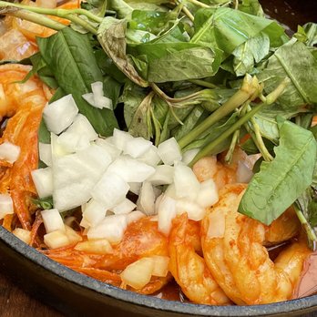 Ba Sa - Shrimp laksa leaf sizzle plate - Vietnamese Near Me - Bainbridge Island, Washington