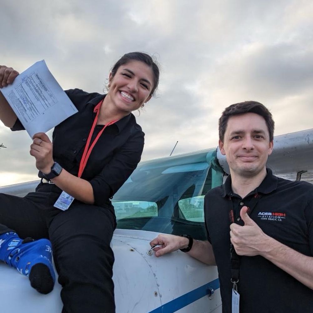 Aces High Aviation - Me and the owner - Flight Instruction Near Me - Long Beach, California
