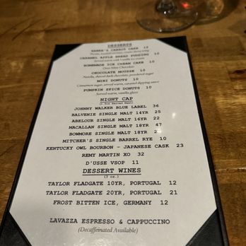 The Hawke - Dessert menu - Steakhouses Near Me - Lambertville, New Jersey The Hawke - Dessert menu - Steakhouses Near Me - Lambertville, New Jersey