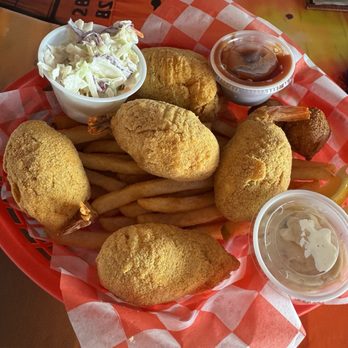 Barge 295 - Stuffed shrimp basket - Gastropubs Near Me - Seabrook, Texas Barge 295 - Stuffed shrimp basket - Gastropubs Near Me - Seabrook, Texas