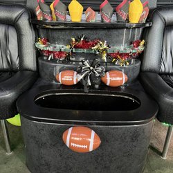 Heavenly Coach Limos - The Onyx Angel ready for the Pittsburgh Steelers vs Tampa Bay Buccaneers football game!