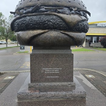 McDonald's - Bronze Quarter Pounder in the parking lot. - Burgers Near Me - Rapid City, South Dakota McDonald's - Bronze Quarter Pounder in the parking lot. - Burgers Near Me - Rapid City, South Dakota