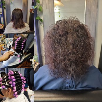 Mesmer Me Happy - Texturizing perms for added volume and fullness. Before and after. - Hair Salons Near Me - Los Angeles, California Mesmer Me Happy - Texturizing perms for added volume and fullness. Before and after. - Hair Salons Near Me - Los Angeles, California