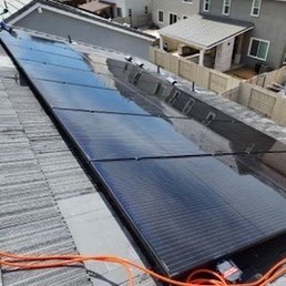 Now my solar panels are nice and clean again