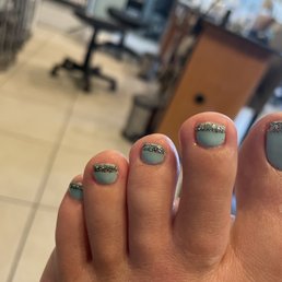 French pedi. Great massage.