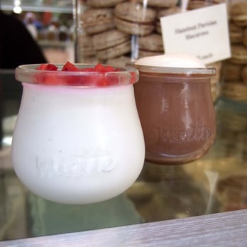 Miette - Buttermilk Panna Cotta and Chocolate Pudding. $5 each, get $1 back for returning bottles. Worth every dollar. - Bakeries Near Me - San Francisco, California Miette - Buttermilk Panna Cotta and Chocolate Pudding. $5 each, get $1 back for returning bottles. Worth every dollar. - Bakeries Near Me - San Francisco, California
