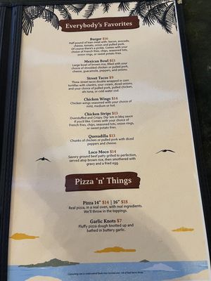 Menu photo 4 The Tavern Las Vegas, NV