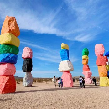Seven Magic Mountains - Public Art Near Me - Las Vegas, Nevada Seven Magic Mountains - Public Art Near Me - Las Vegas, Nevada