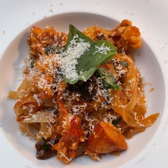 Sofia - a plate of pasta with meat and vegetables - Italian Near Me - Toronto, Ontario
