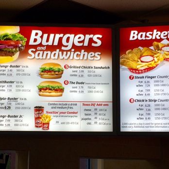 Dairy Queen - Menu 3 - Fast Food Near Me - Falfurrias, Texas Dairy Queen - Menu 3 - Fast Food Near Me - Falfurrias, Texas