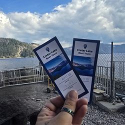 Cleetwood Cove Trail - In line for the boat tour