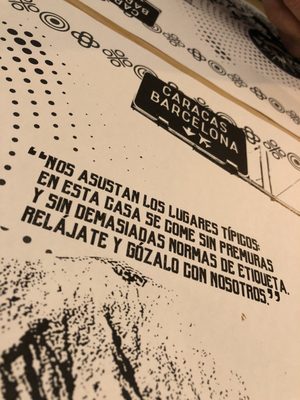 Menu photo 1 La Caleta de Sants Barcelona, B Menu photo 1 La Caleta de Sants Barcelona, B