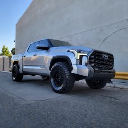 Rudy's Auto Help - 2022 Toyota Tundra Platinum HV some bumper trimming, lift kit on 37s