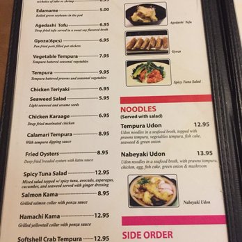 Hana Sushi - Menu - 2/18 - Sushi Bars Near Me - Bothell, Washington