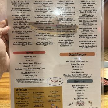 Micha's - Menu 2 (April 2026) - Mexican Near Me - Tucson, Arizona